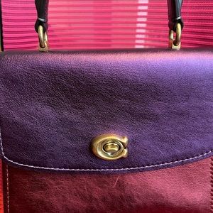 Coach Tilly top handle with cross body strap